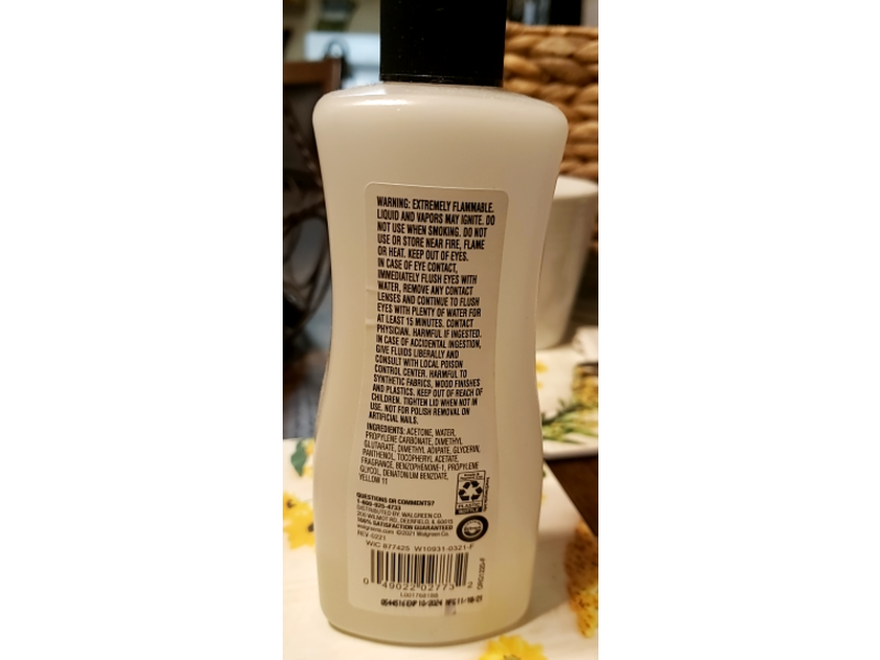 Walgreens Regular Nail Polish Remover, 10 fl oz/295 mL