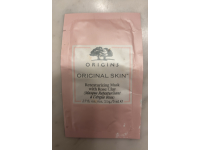 Origins Original Skin Retexturizing Mask, Rose Clay, 0.17 fl oz/5 mL