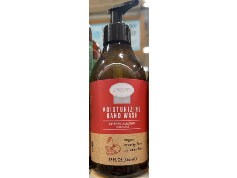 Sprouts Moisturizing Hand Wash, Cherry Almond, 12 fl oz/355 mL