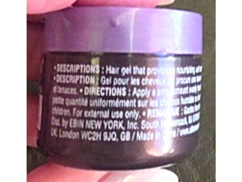 Ebin 24 Hour Edge Tamer, Extreme Firm Hold, 0.5 fl oz/15 mL