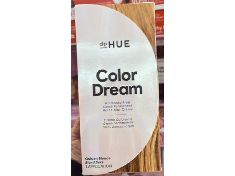 dpHUE Color Dream Permanent Hair Color, Golden Blonde, 4 oz