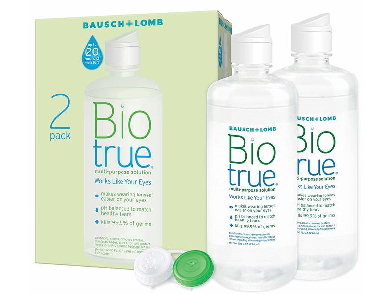 Bausch + Lomb BioTrue Multi-Purpose Solution for Soft Contact Lenses ...