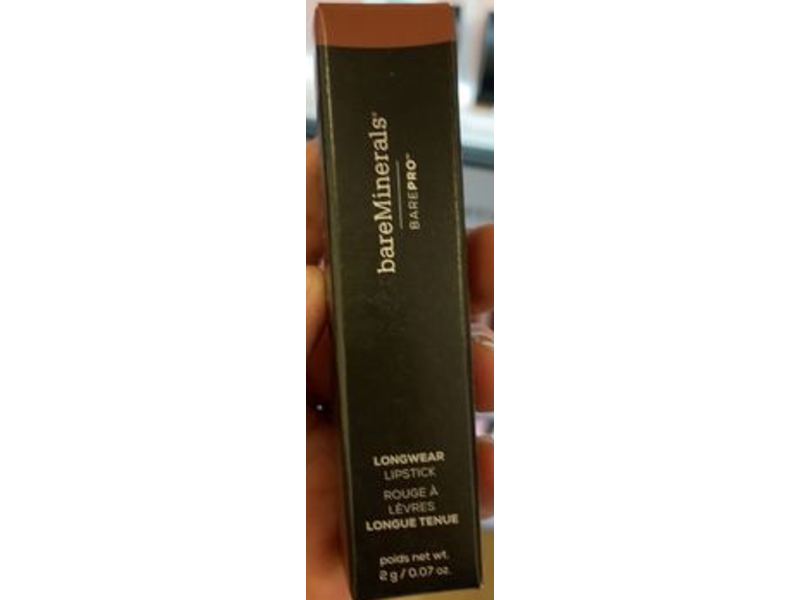 BareMinerals Barepro Longwear Lipstick, Cinnamon, 0.07 oz/2 g