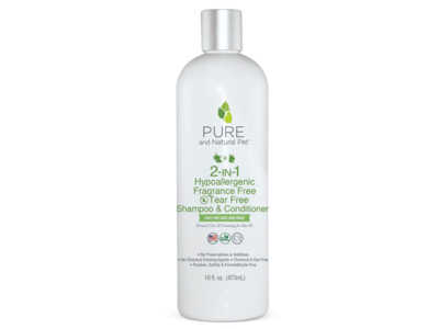 Pure And Natural Pet 2-In-1 Shampoo & Conditioner, 16 fl oz/473 mL