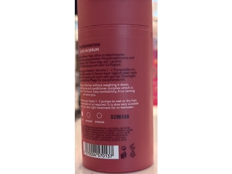 Dejan Garz The Foundation Leave-In Serum, Light, 3.3 fl oz/100 mL