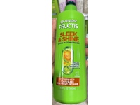 Garnier Fructis Sleek & Shine Leave In Conditioner, Vegan Keratin+Argan Oil, 16.9 fl oz/500 mL - thumbnail 2