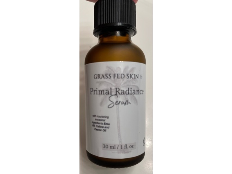 Grass Fed Skin Primal Radiance Serum, 1 fl oz/30 mL