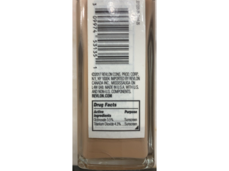 Revlon Age Defying 3X Liquid Foundation, SPF 20, 035 Natural Beige, 1fl oz/30 mL