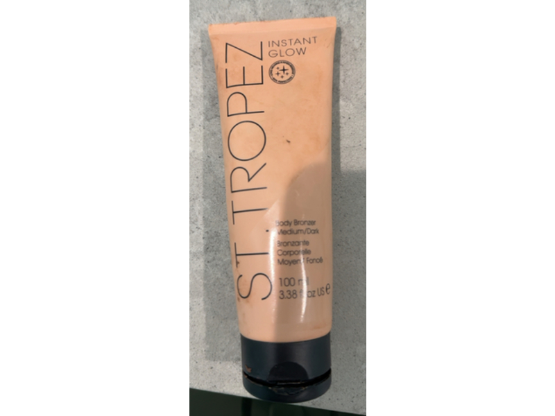 St.Tropez Instant Glow Body Bronzer, Medium/Dark, 3.38 fl oz/100 mL