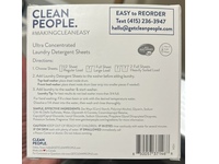 The Clean People Ultra Concentrated Laundry Detergent Sheets, Sweet Petals & Vanilla, 192 Loads - thumbnail 2