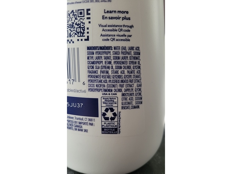 Dove Replenishing Body Wash, Dragon Frit & Coconut Cream, 591 mL