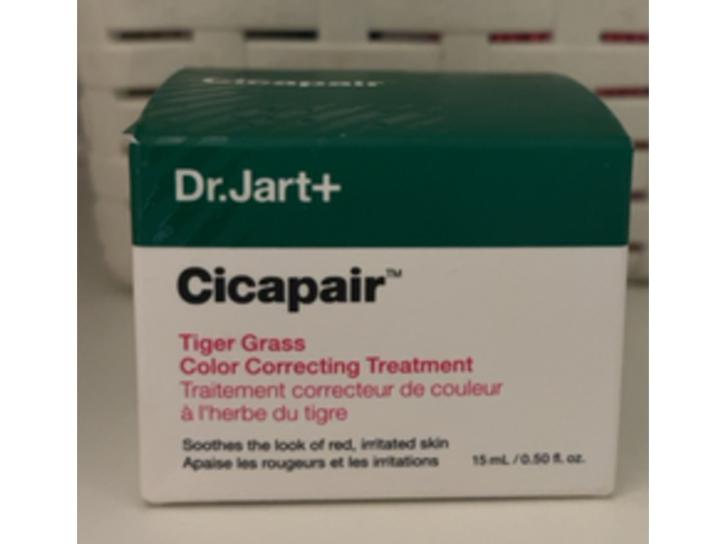 Dr. Jart+ Cicapair Tiger Grass Color Correcting Treatment, 0.50 fl oz/15 mL