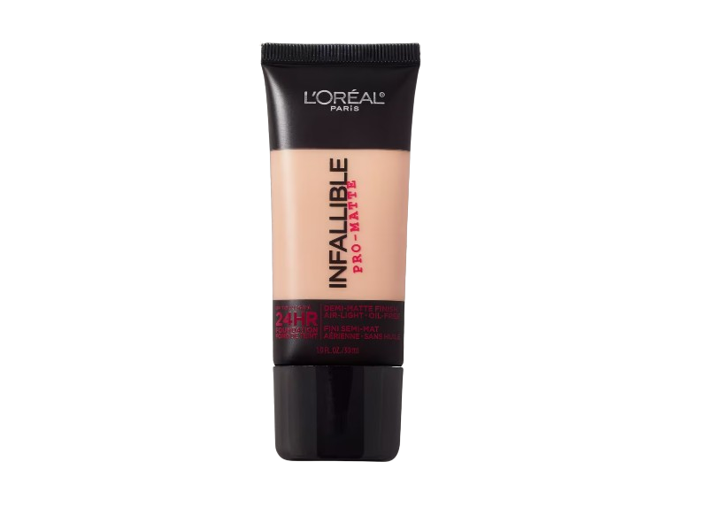 L'Oreal Paris Infallible Matte Cover Foundation, 115 Golden Beige, 1.0 oz/30 mL
