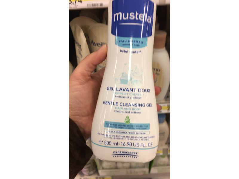 mustela gentle cleansing gel ingredients