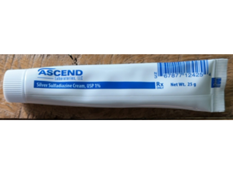 Silver Sulfadiazine Cream USP 1%, 25 g, Ascend Laboratories, LLC (RX)
