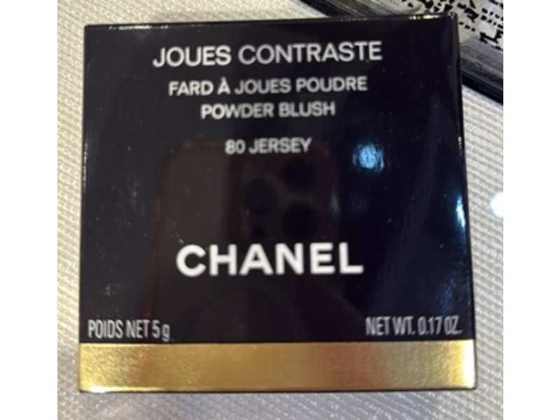 Chanel Joues Contraste Powder Blush, 80 Jersey, 0.17 oz/5 g