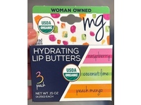 Mad Gabs Hydrating Lip Butters, Raspberry & Coconut Lime & Peach Mango, 0.15 oz/ 4.25g, Pack of 3 - thumbnail 2