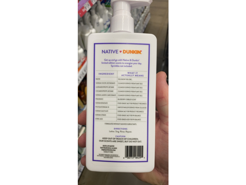 Native Shampoo & Conditioner, Dunkin, 16.5 fl oz/487 mL