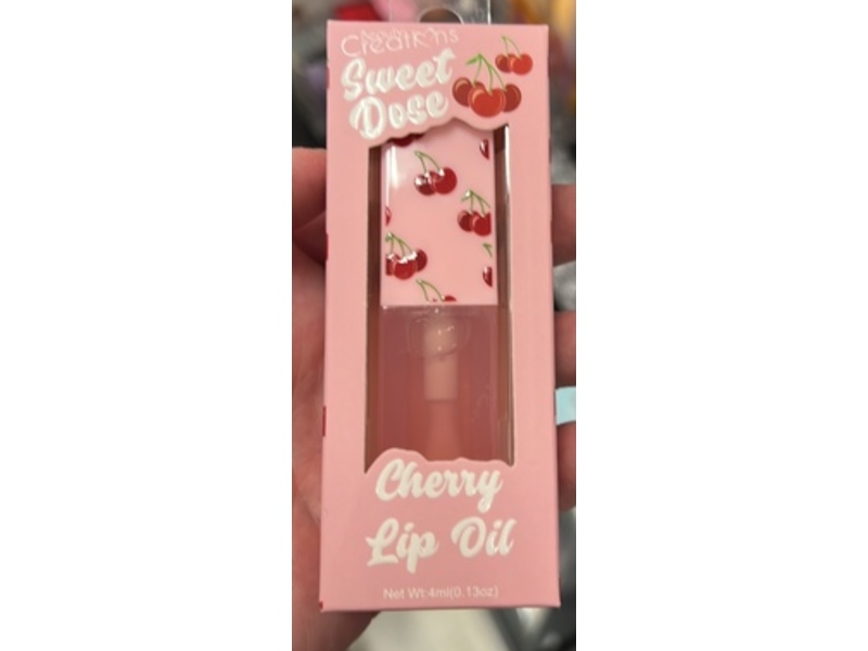 Beauty Creations Cherry Lip Oil, Sweet Dose, 0.13 oz/4 mL