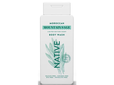 Native Body Wash, Moroccan Mountain Sage, 18 fl oz/532 mL