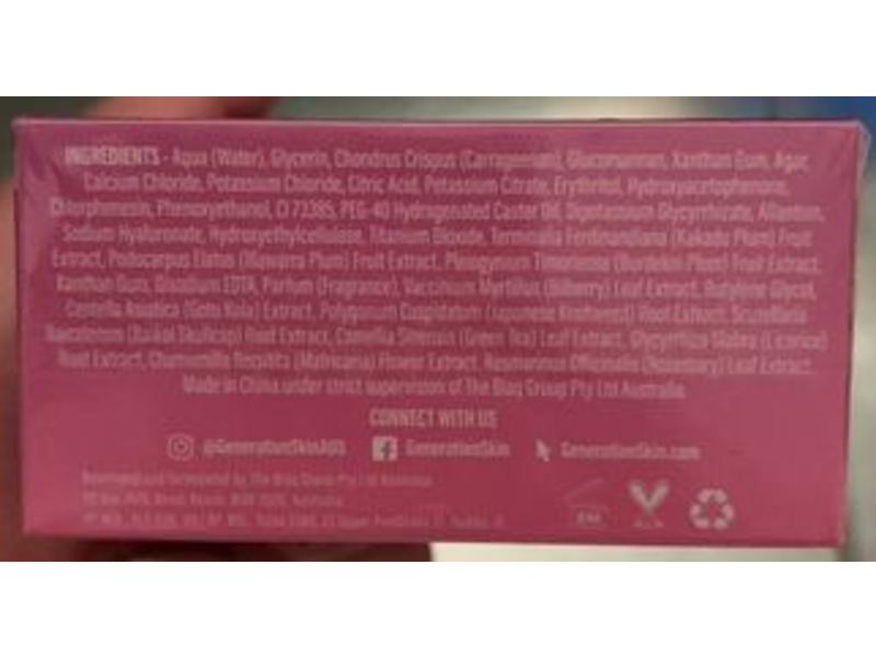 Gen Skin Brightening Eye Patches, Kakadu Plum, 30 Pair