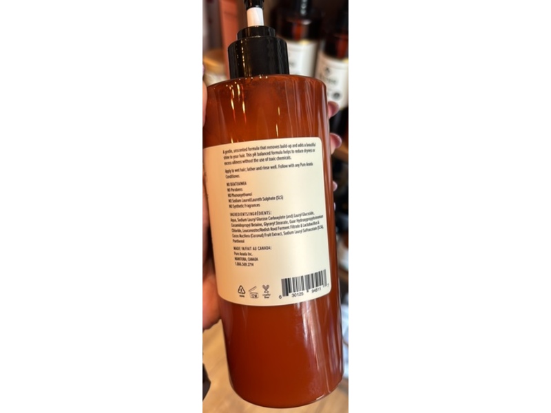 Pure Anada Shampoo, Unscented, 16 oz/475 mL