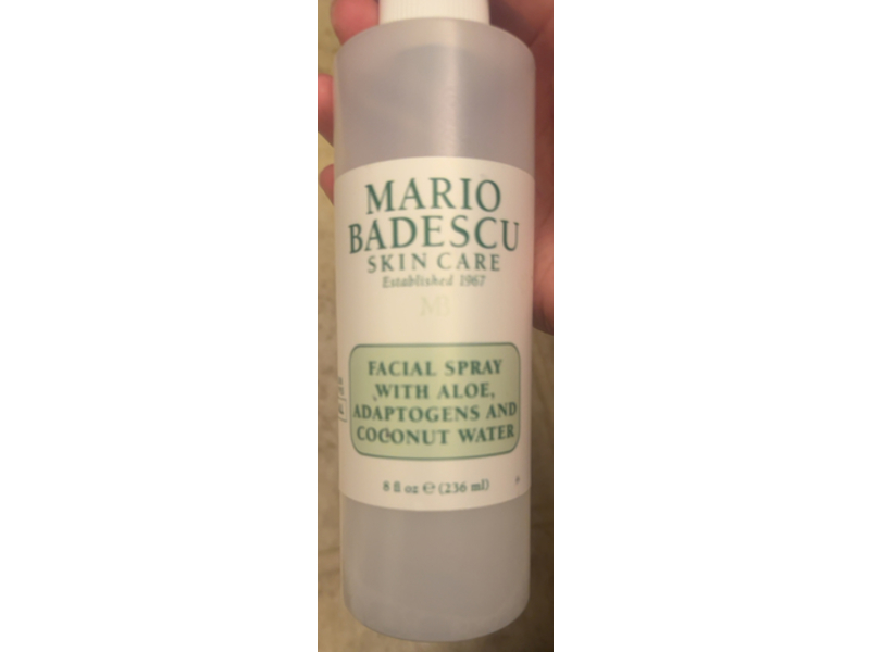 Mario Badescu Facial Spray, Aloe + Adaptogens & Coconut Water, 8 fl oz/236 mL