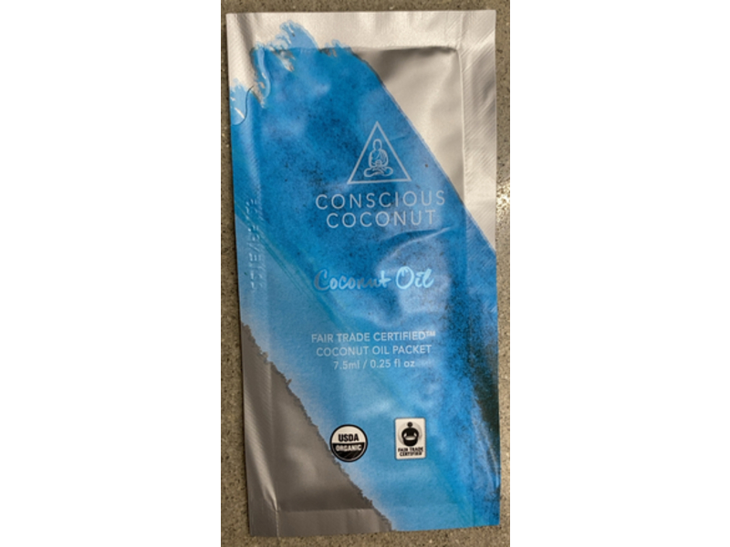 Conscious Coconut Oil Packet, 0.25 fl oz/7.5 mL, Pack Of 5