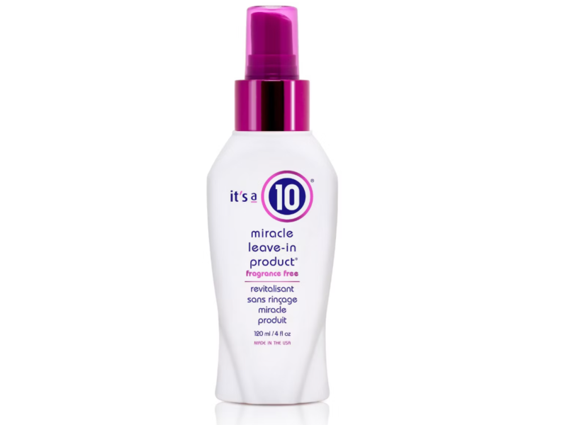 It's A 10 Miracle Leave In Product, Fragrance Free, 4 fl oz/120 mL