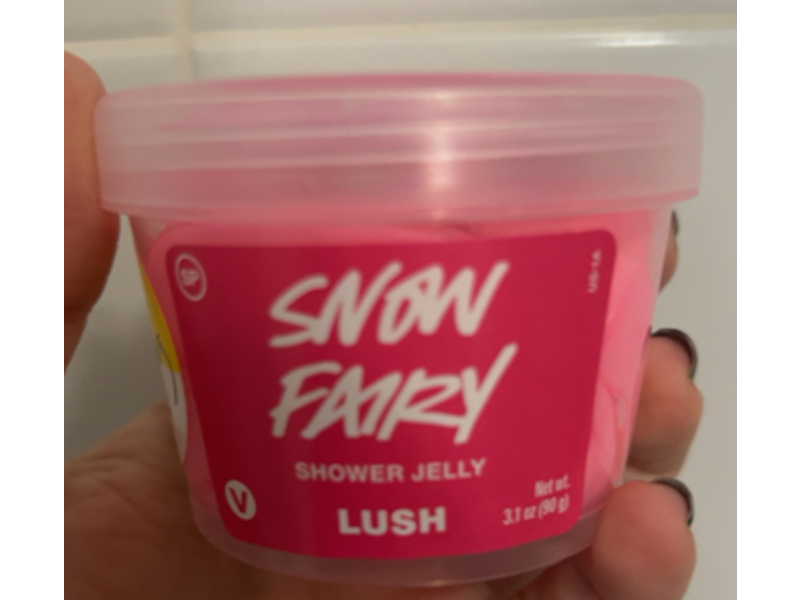 Lush Snow Fairy Shower Jelly, 3.1 oz/90 g