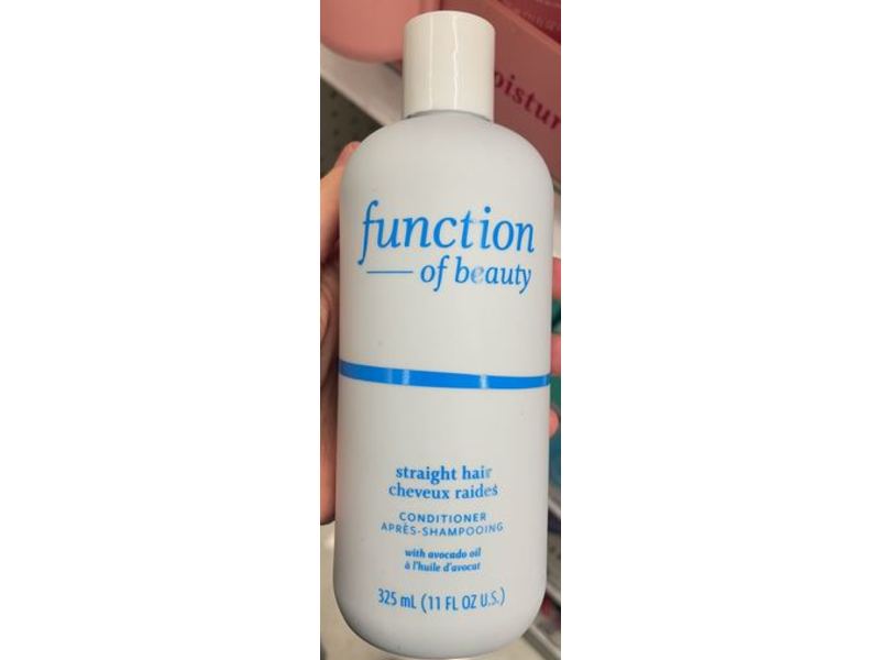 Function Of Beauty Straight Hair Conditioner, Avocado Oil, 11 fl oz/325mL