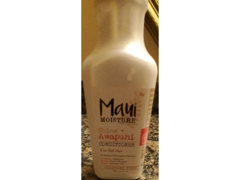 Maui Moisture Shine + Awapuhi Conditioner, Silicone Free, 13 fl oz/385 mL