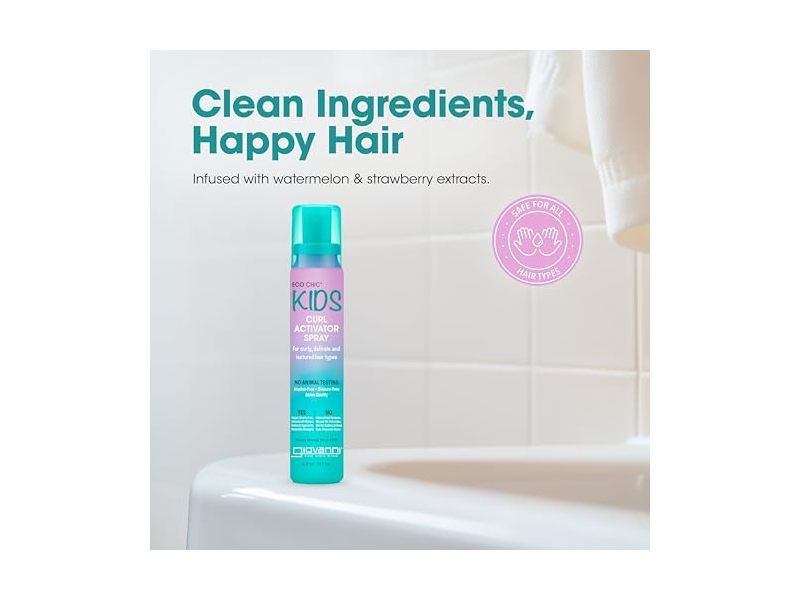 Giovanni Eco Chic Kids Curl Activator Spray, 5 fl oz/147 mL