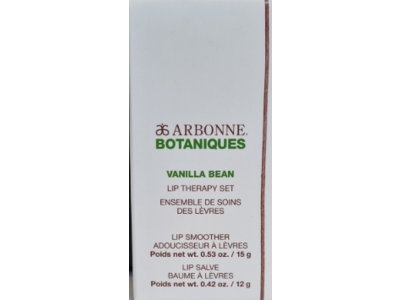 Arbonne Botaniques Lip Therpy Set, Vanilla Bean, 0.42 oz/12 g