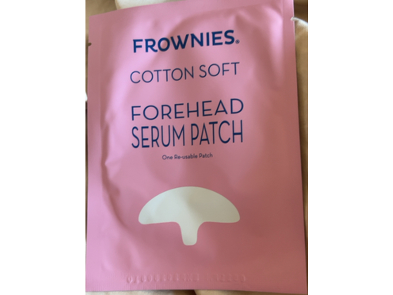 Frownies Cotton Soft Forehead Serum Patch - One Re-usable Patch