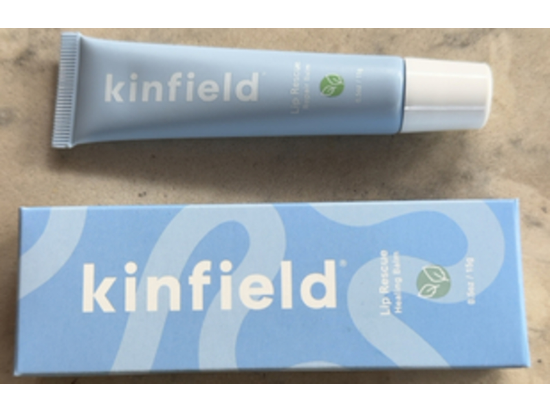 Kinfield Lip Rescue Tube Lip Balm, Minty, 0.5 oz/15 g