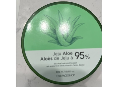 The Face Shop Jeju Aloe Soothing Gel, 101.1 fl oz/300 mL