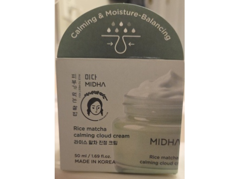 Midha Rice Matcha Calming Cloud Cream, 1.69 fl oz/50 mL