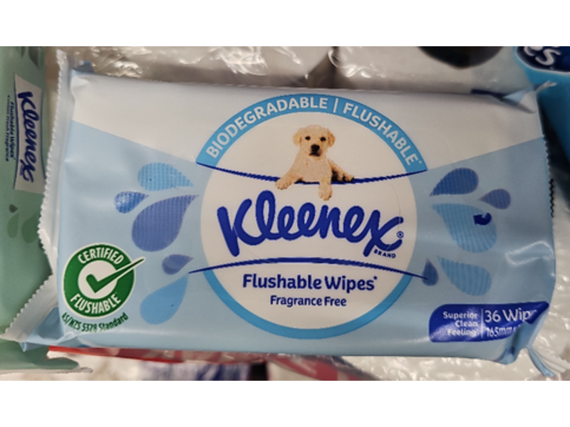 Kleenex Flushable Wipes, 36 Count