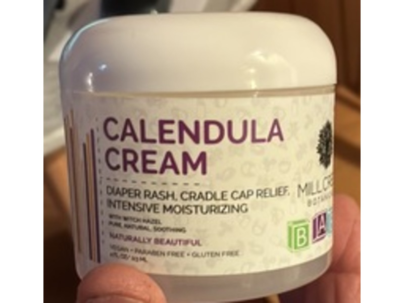 Mill Creek Baby Calendula Cream, 4 fl oz/120 mL