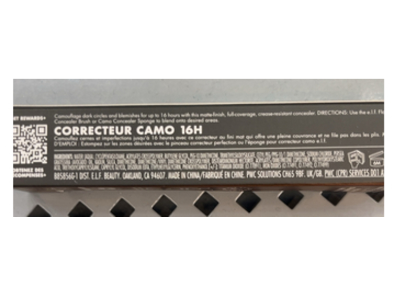 e.l.f. 16HR Camo Concealer, Rich Chocolate, 0.2 fl oz/6 mL