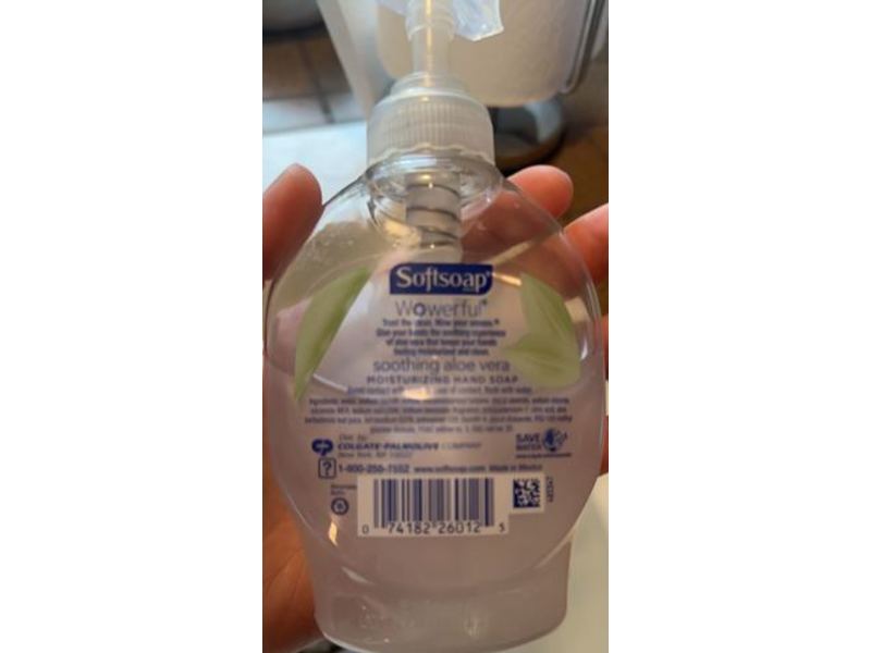 Softsoap Soothing Mpisturizing Hand Soap, AloeVera, 7.5 fl oz/221 mL