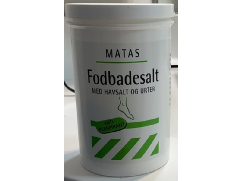 Matas Foot Bath Salt, Sea Salt + Herbs, 400 g