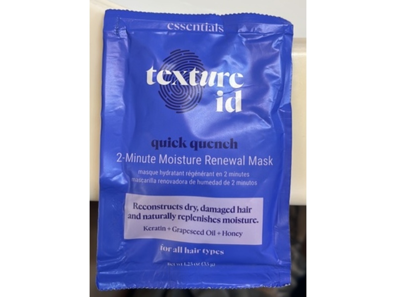 Texture ID Quick Quench 2-Minute Moisture Renewal Mask, 1.25 oz/35 g