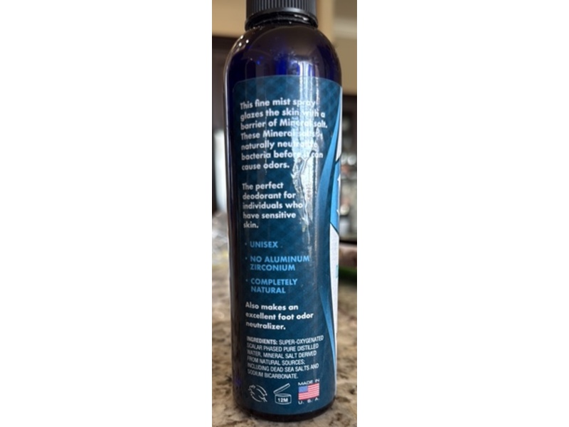 Secrets of Eden Nobo Mineral Salt Deodorant Spritz, 8 fl oz/240 mL