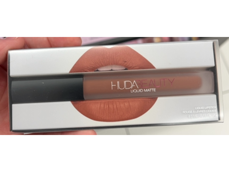 Huda Beauty Liquid Matte Liquid Lipstick, Trendsetter, 0.14 fl oz/4.2 mL