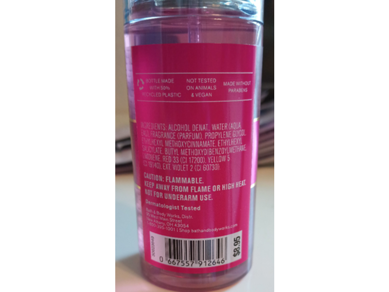 Bath & Body Works Pink Pineapple Sunrise Fine Fragrance Mist, 2.5 fl oz/75 mL