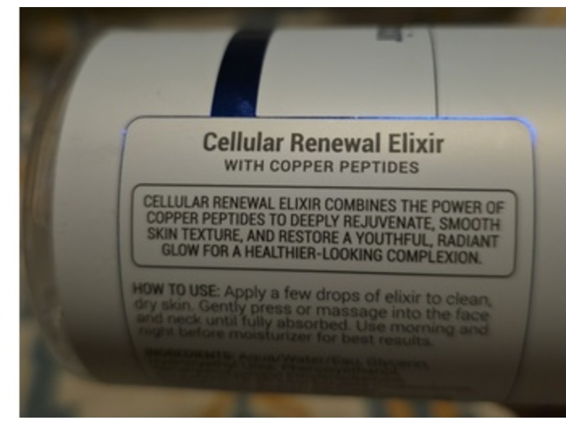 Revive Cellular Renewal Elixir, Copper Peptide, 3.3 fl oz/100 mL