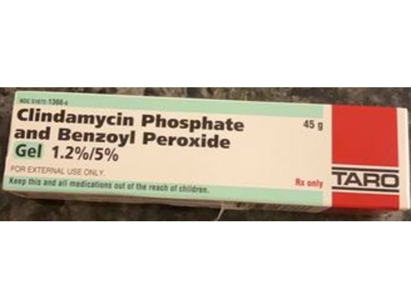 Clindamycin Phosphate And Benzoyl Peroxide Gel 1.2%/5%, 45 g Taro (RX)