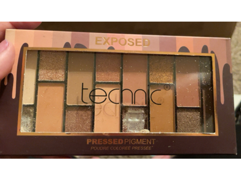 Technic Pressed Pigment Palette, Exposed , 1.04 oz/29.6 g